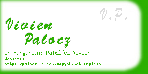 vivien palocz business card